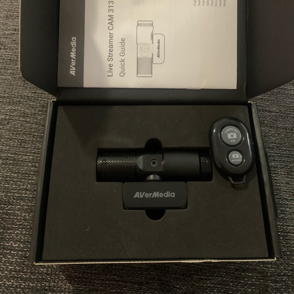 AVerMedia PW313 Live Streamer 313 HD 1080P Webcam